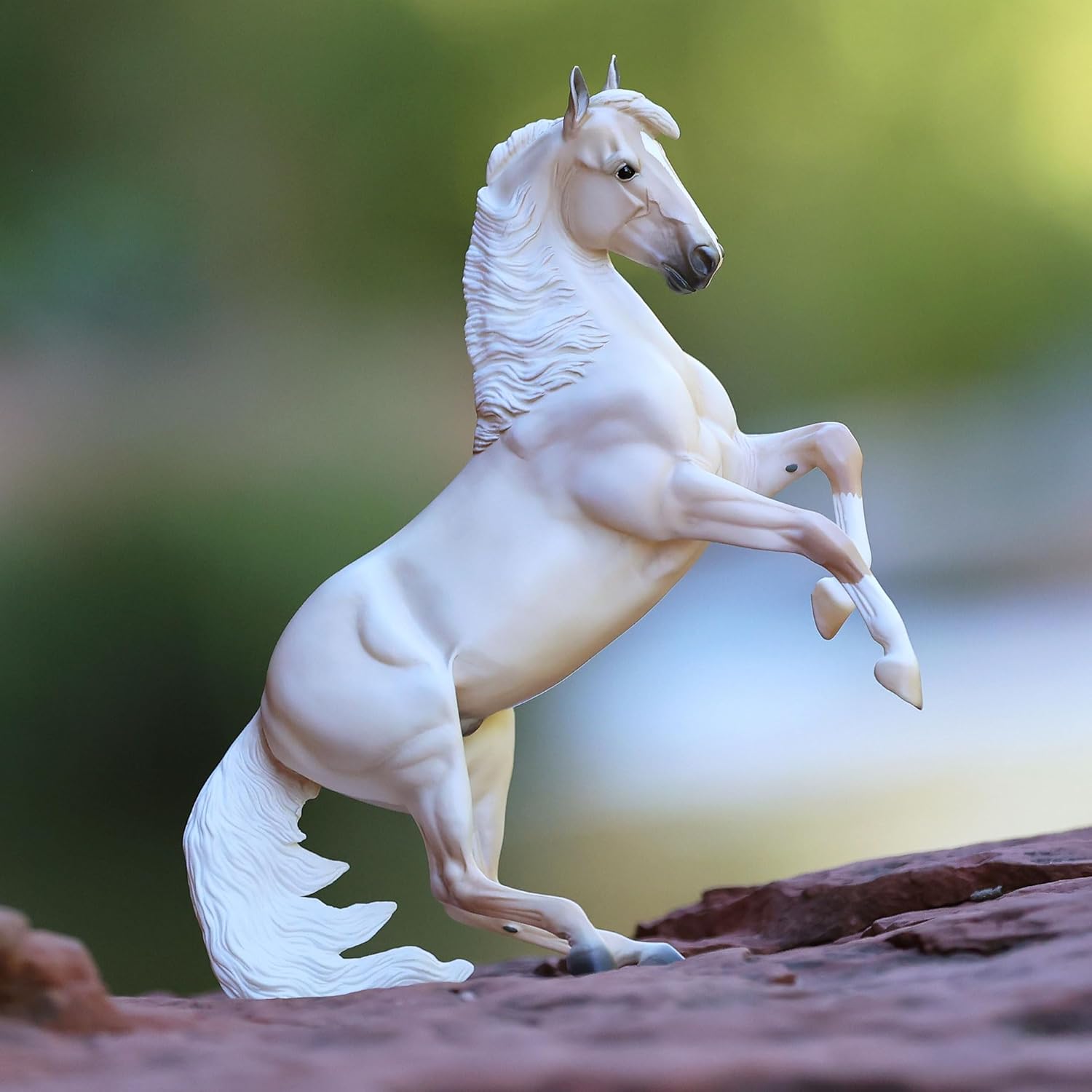 Breyer Horses Traditional Series | Cloud: 30th Anniversary Edition | Wild Stallion of The Rockies | Horse Figurine | 11.5" L X 8.5" H | Model #B-TR-10306