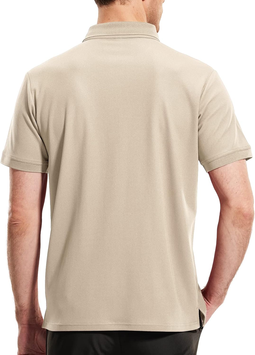 MIER Polo Shirts for Men Short Sleeve Quick Dry Polyester Collared Shirts Casual Golf Shirts, Moisture-Wicking - Image 2