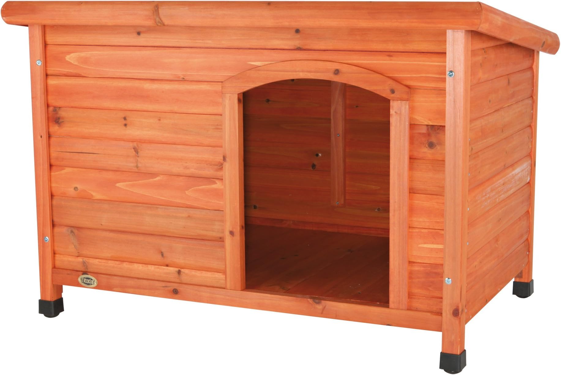 NEW TRIXIE Pet Dog Club House, X-Large Weatherproof Solid Pine Raised Floor
