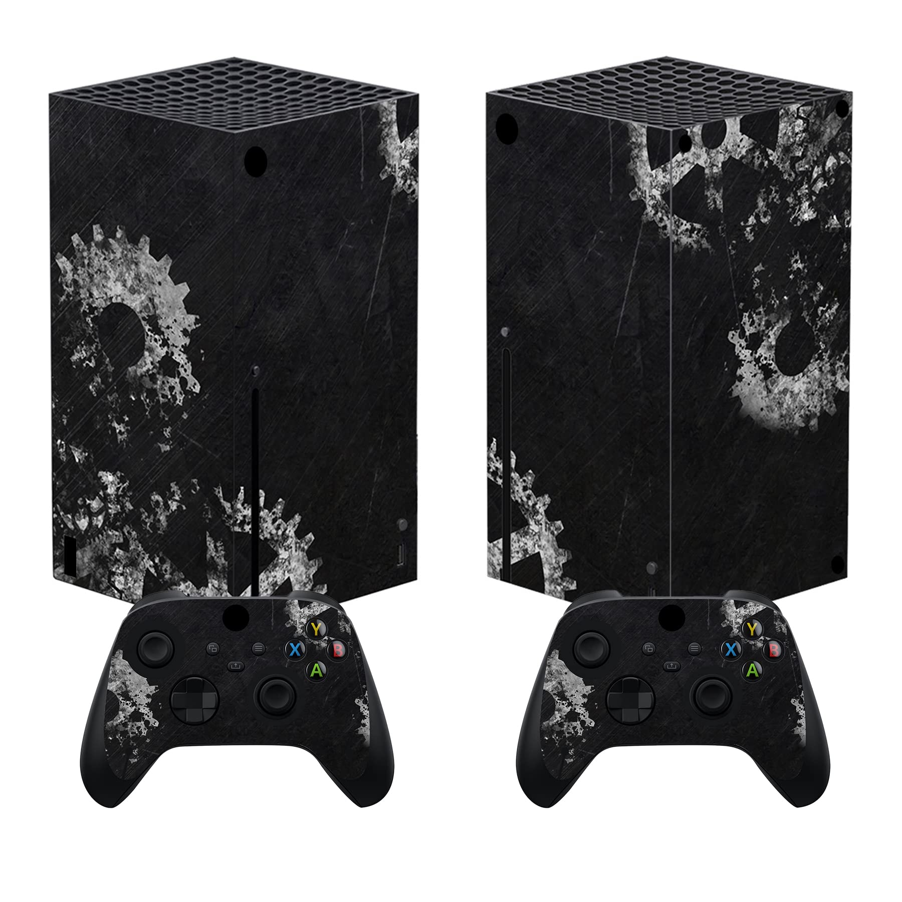 Playvital Gears And Scratches Custom Vinyl Skins For Xbox Core