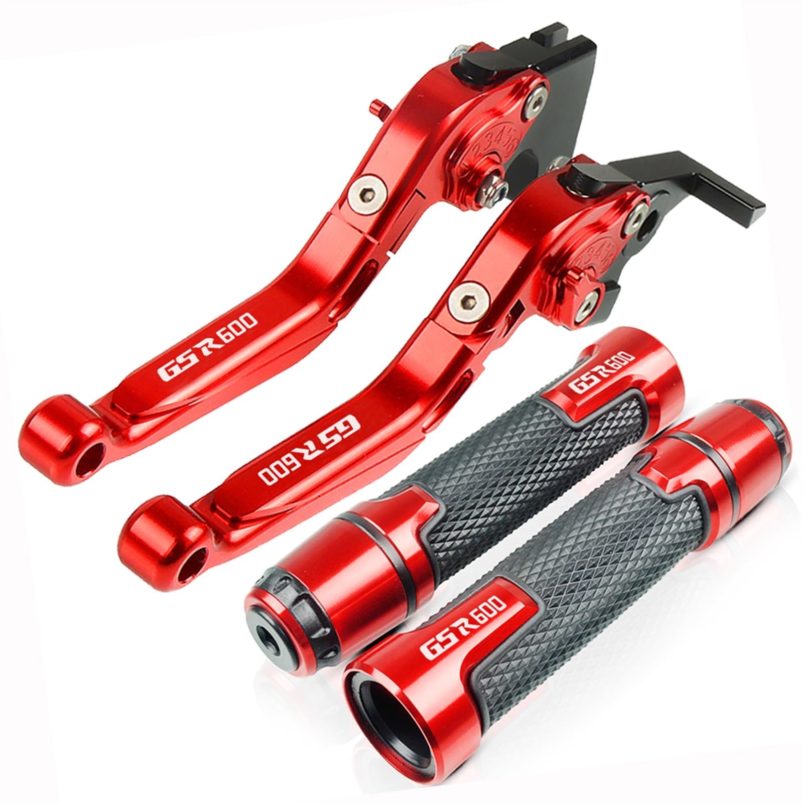 Poignées guidon moto et leviers d'embrayage de frein extensibles pour SUZUKI GSR600