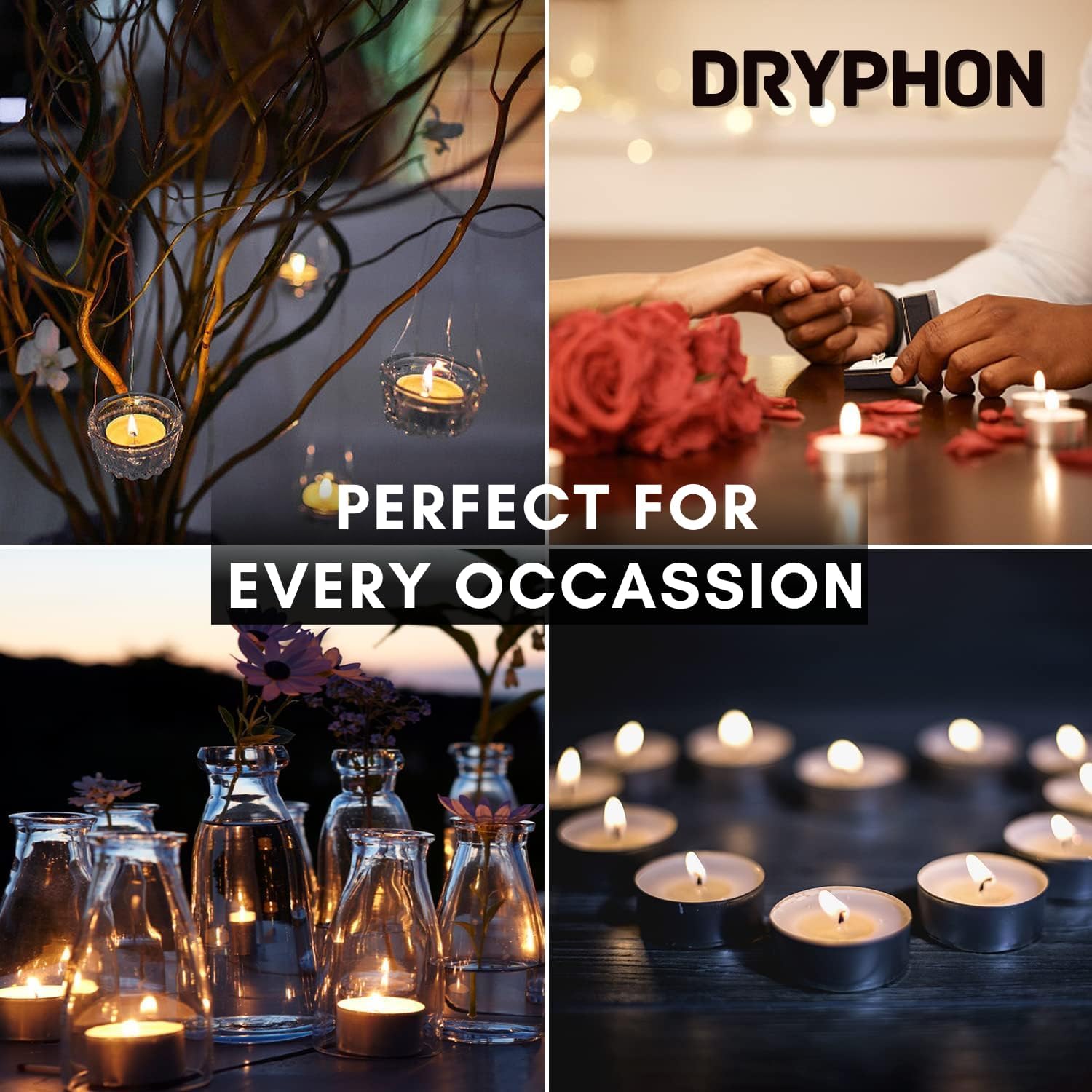 100 Tealight Candles - Diwali & Home Decor -7