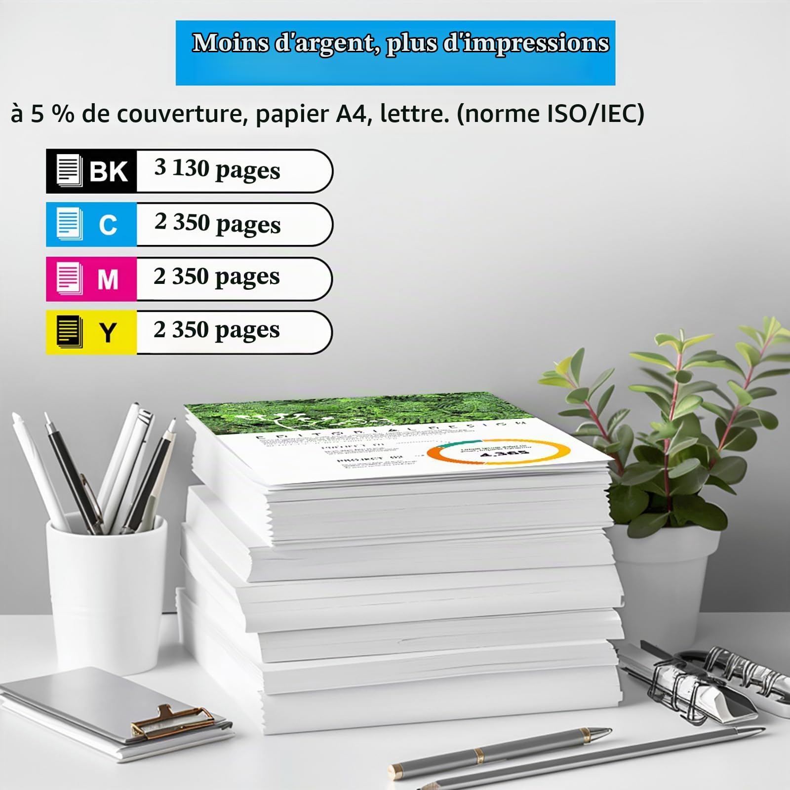 (avec Puce de Données) 067H CRG-067H CRG067H Cartouches de Toner Compatibles 4 Couleurs pour Imprimante Canon i-SENSYS LBP631Cw LBP633 LBP633Cdw MF651Cw MF655 MF655Cdw MF655Cw MF657 MF657Cdw MF657Cw