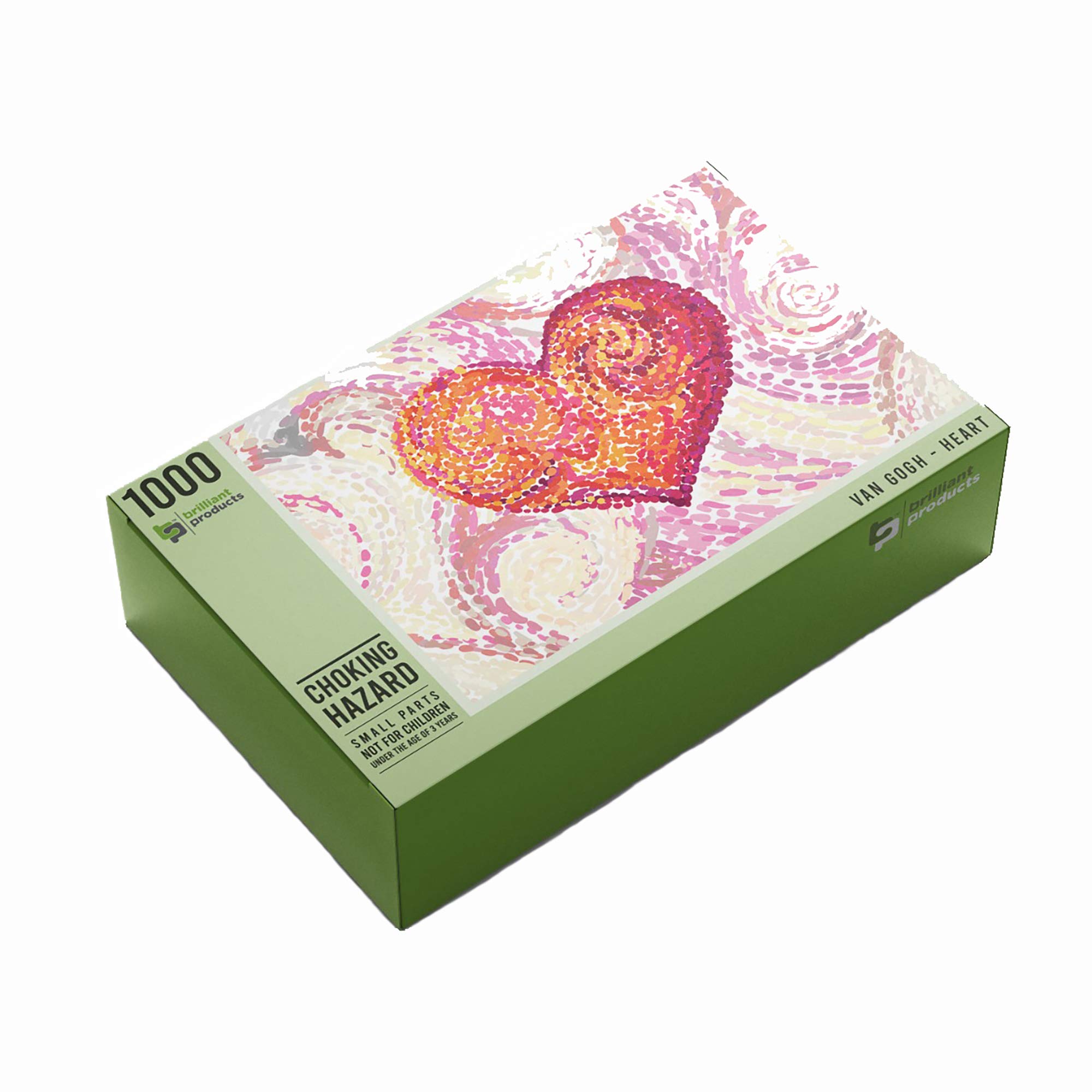 Amazon.com: Brilliant Products Van Gogh Heart Jigsaw Puzzle - Fine