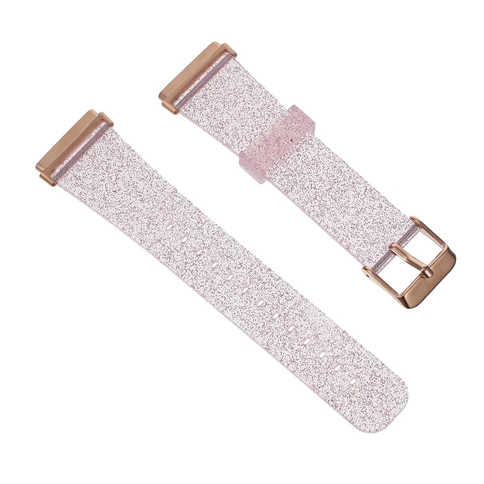 Bracelet de montre silicone bling compatible et ajustable, accessoire de remplacement chic - 8
