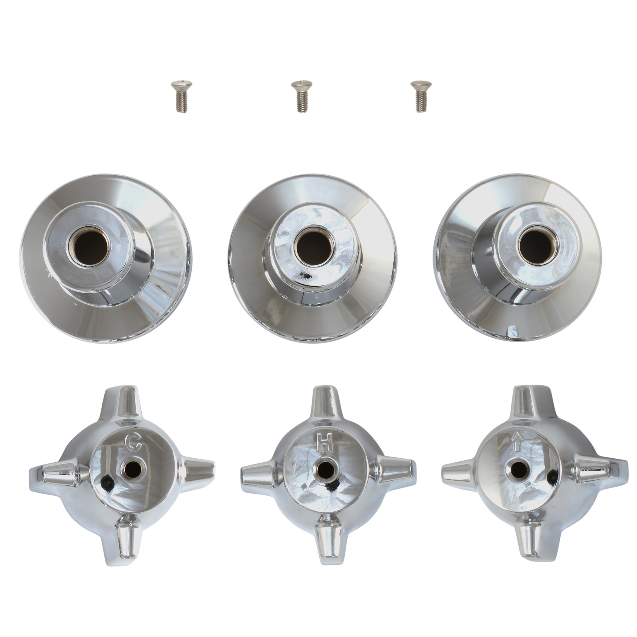 Danco 39616 3-Handle Tub/Shower Trim Kit for Central Brass Chrome - Image 4