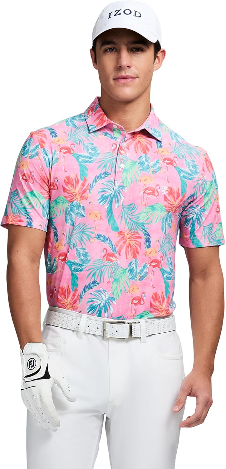 Izod Men's Swingflex Elite Short Sleeve Golf Polo