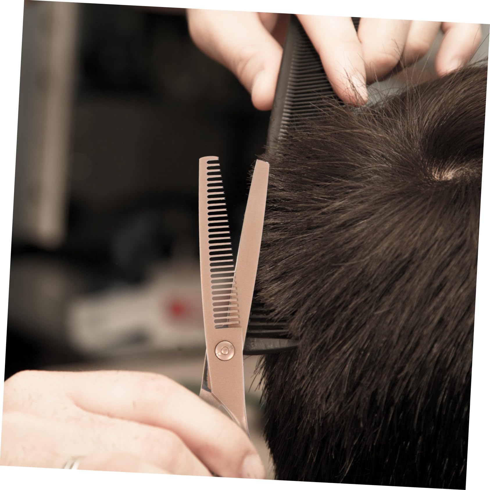 Professionelles Friseurscherenset 6 Zoll Aus Edelstahl Mit Effilierschere Und Haarschneideschere Für Damen Herren Kinder Ergonomisch Langlebig Salonbedarf