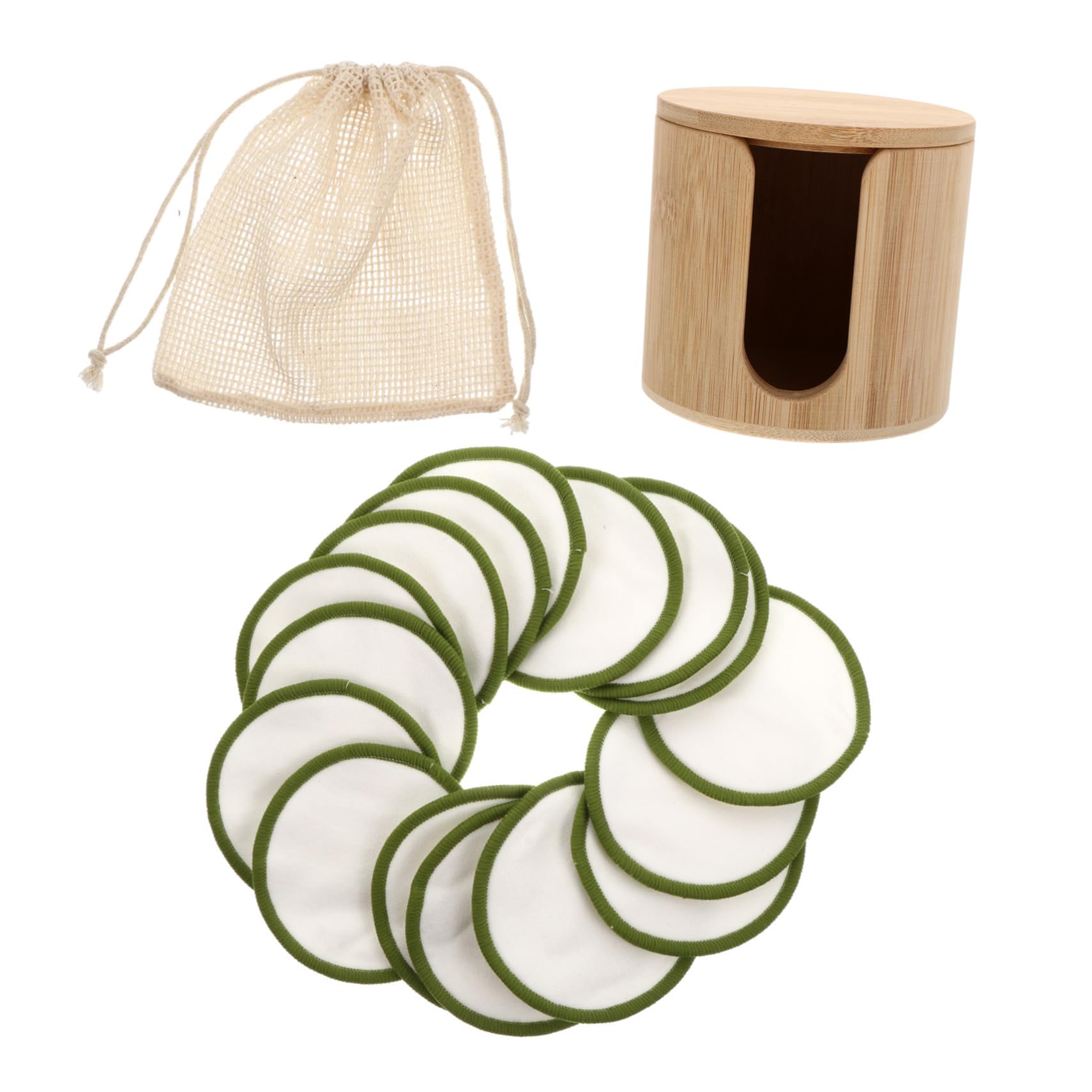 PACKOVE 2 Set Di Prodotti Struccanti Spugnette Per Il Trucco Dischetti Struccanti Riutilizzabili Per La Pulizia Del Viso Panni Struccanti Per La Rimozione Facile Della Fibra Di Bambù