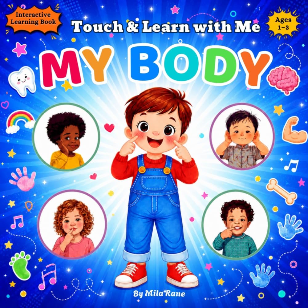 Touch & Learn with Me: My Body: A Fun and Gentle Body Book for Toddlers Ages 1-3