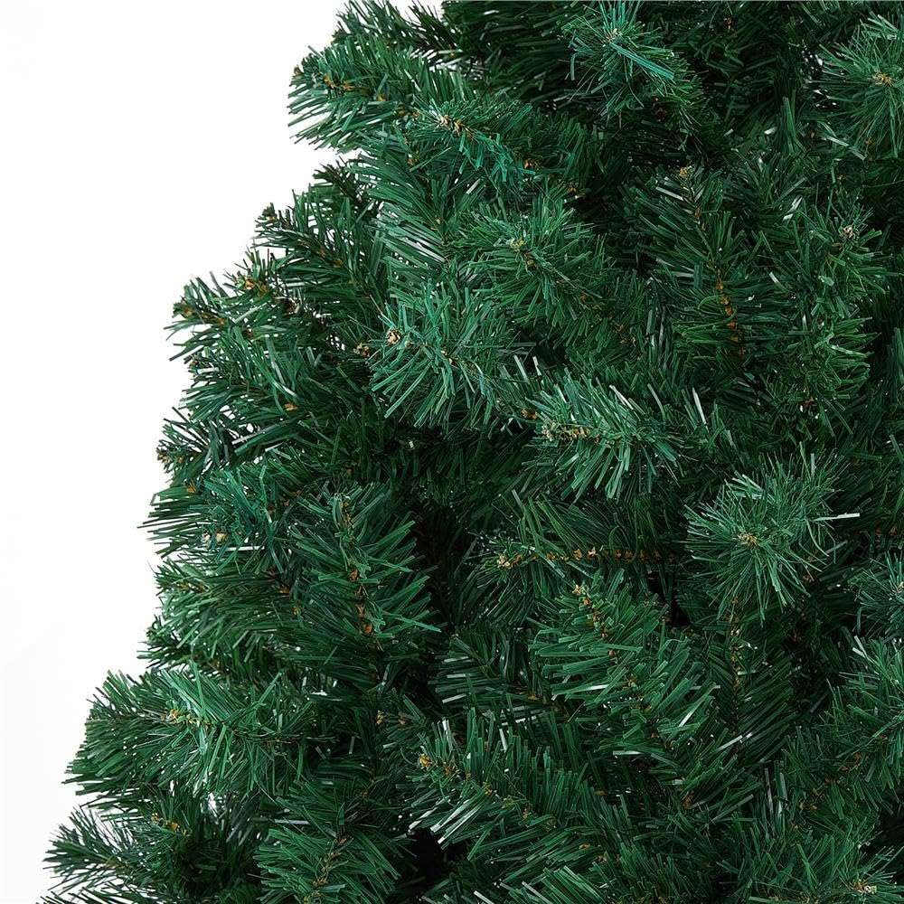Yaheetech 183cm Künstlicher Weihnachtsbaum Tannenbaum mit 598 Spitzen & Faltbarem Metallständer Christbaum Kunstbaum für Weihnachtsdekoration, Grün