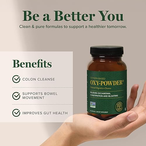 Miniatura 4 de Global Healing Oxy-Powder - Limpieza de colon y desintoxicación limpiador de colon y desintoxicación para pérdida de peso alivio del estreñimiento
