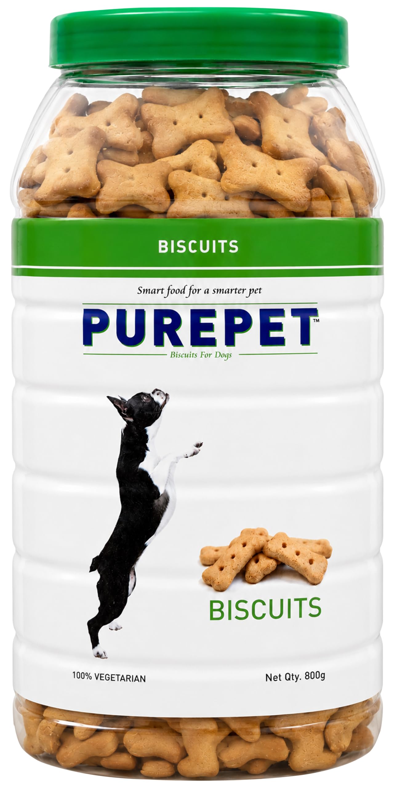 PUREPET Dog Biscuit Treats 100% Vegetable Flavour for All Life Stages 800Gm Pack-picture-13