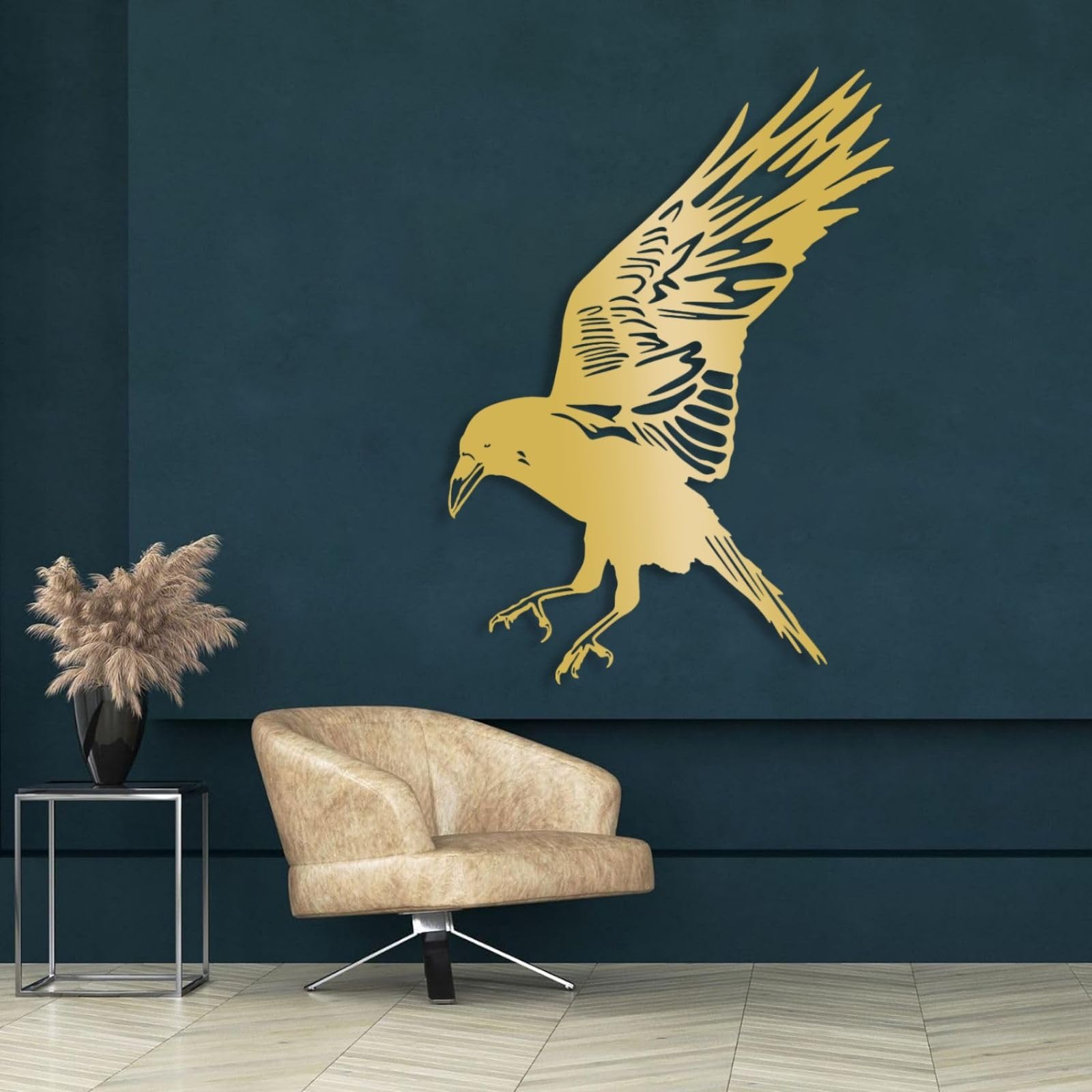 Metal Raven Wall Art, Raven Wall Decor, Crow Metal Wall Decor, Metal Raven Wall Hanging, Metal Birds Wall Decor, Metal Birds Wall Art, Metal Wall