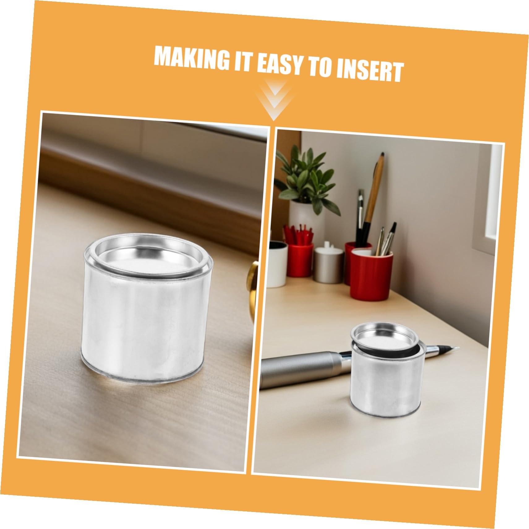 LALAFINA 10 Latas De Pintura Vacías Latas De Metal para Almacenamiento Contenedor Ahorrador Vacías con