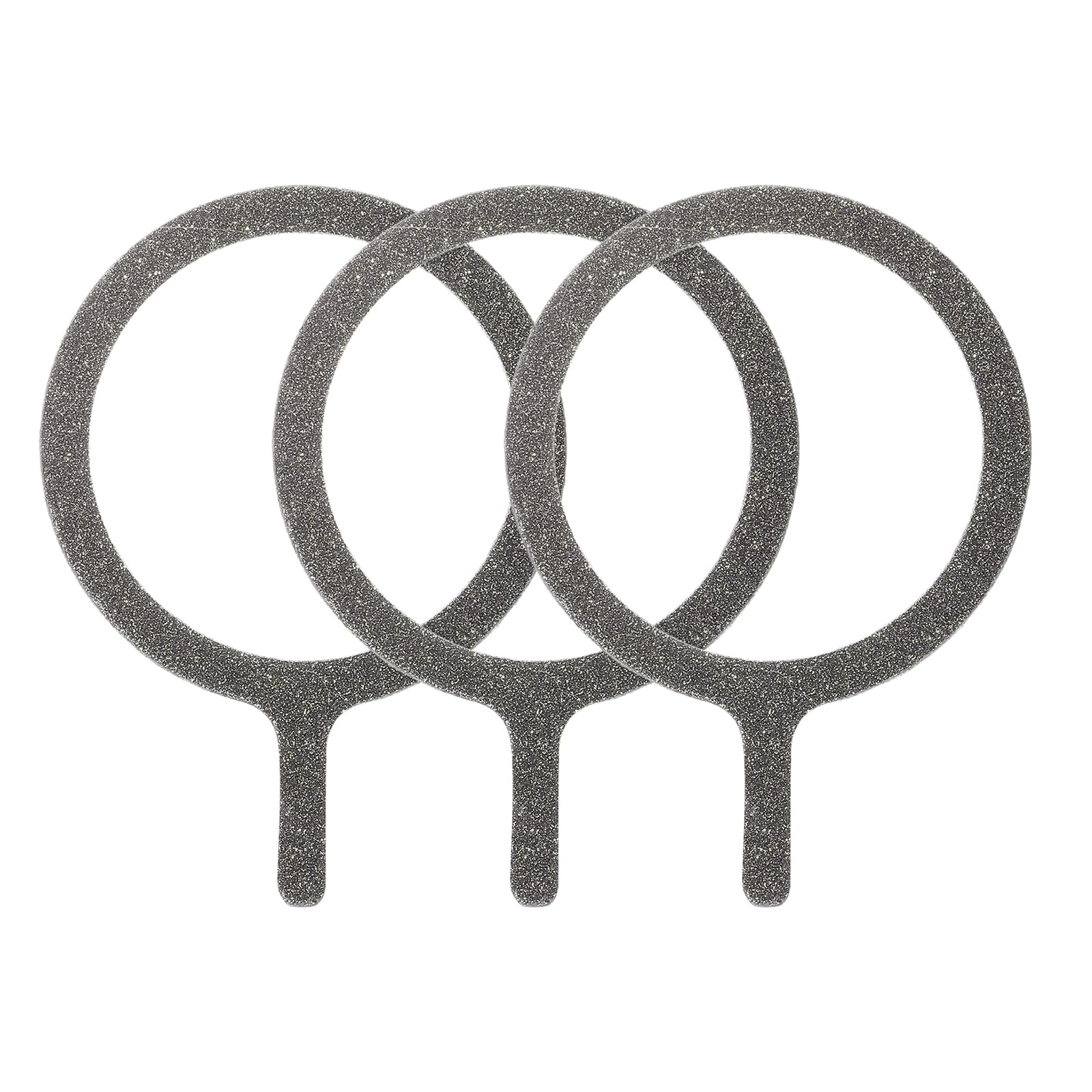 QUARKZMAN Magnetyczny pierścień adapterowy, 3 sztuki, magnetyczne pierścienie z naklejką, metalowe, uniwersalne magnesy, zestaw do konwersji bezprzewodowej ładowarki do telefonów komórkowych, kolor