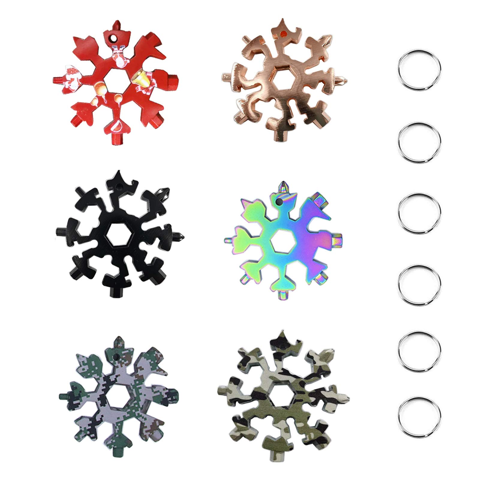 Copo de Nieve Herramienta de Tarjetas 18 en 1 Portátil ...
