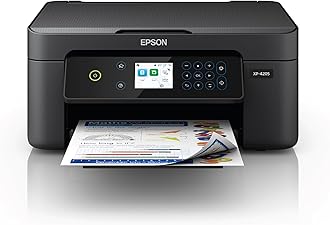 Expression Home XP-4205 Wireless Color All-in-One Printer with Scan, Copy, Automatic 2-Sided Printing, Borderless Photos and 2.4"" Color Display, Compatible with Alexa, Black