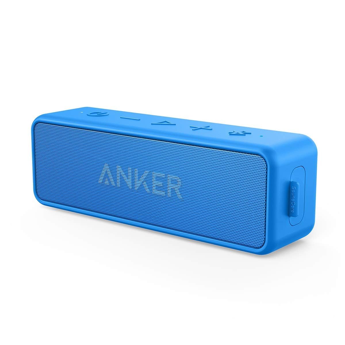 Anker Soundcore 2 12W Portable, Wireless Bluetooth Speaker with Better Bass, 24-Hour Playtime, 66ft Bluetooth Range, IPX7 Water Resistance, Built-in Mic, Ideal for Shower, Travel, Party, Beach - BlueAnker Soundcore 2 12W Portable, Wireless Blueto…