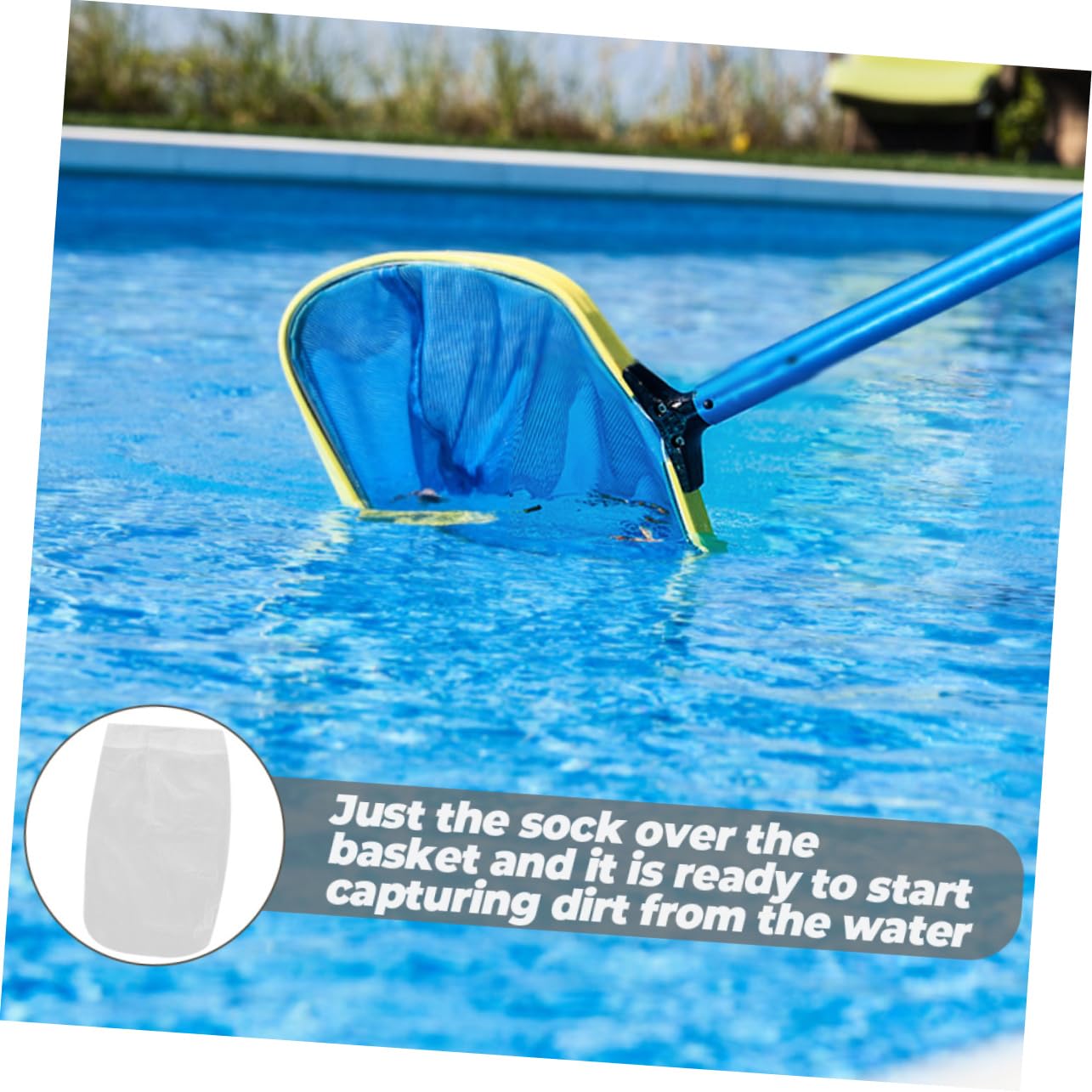 Sosoport 150stücke Pool Filter Socken Effektive Reinigung Für Schwimmbäder Skimmer Und Abfallfilter Vielseitig Einsetzbar Schützt Vor Blättern Haaren Und Schmutz