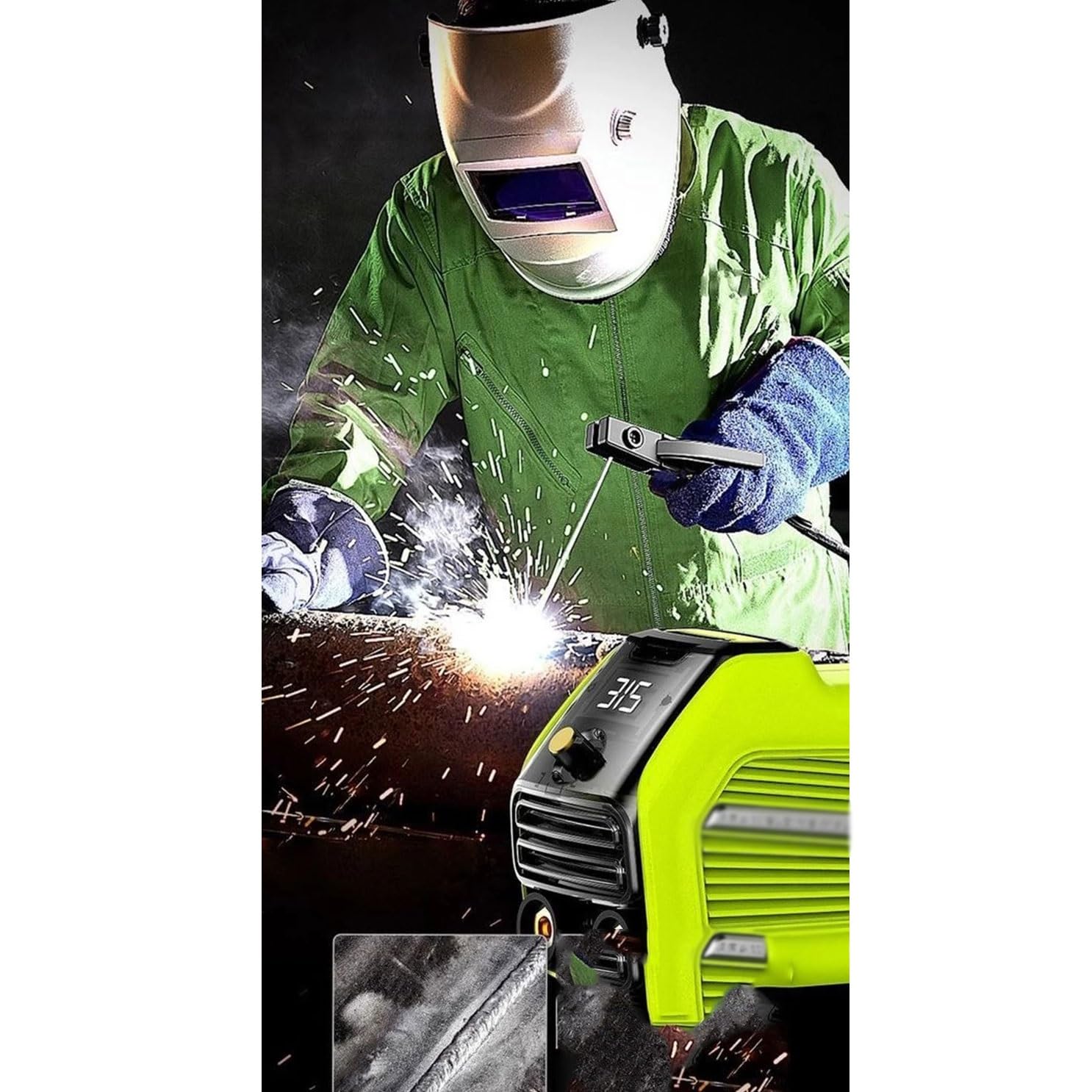 Amazon.com: 220V Industrial Grade Small Welding Machine Electric Welding  Equipment Stainless Steel Welding Machine (D 300X135X187mm) : Home & Kitchen
