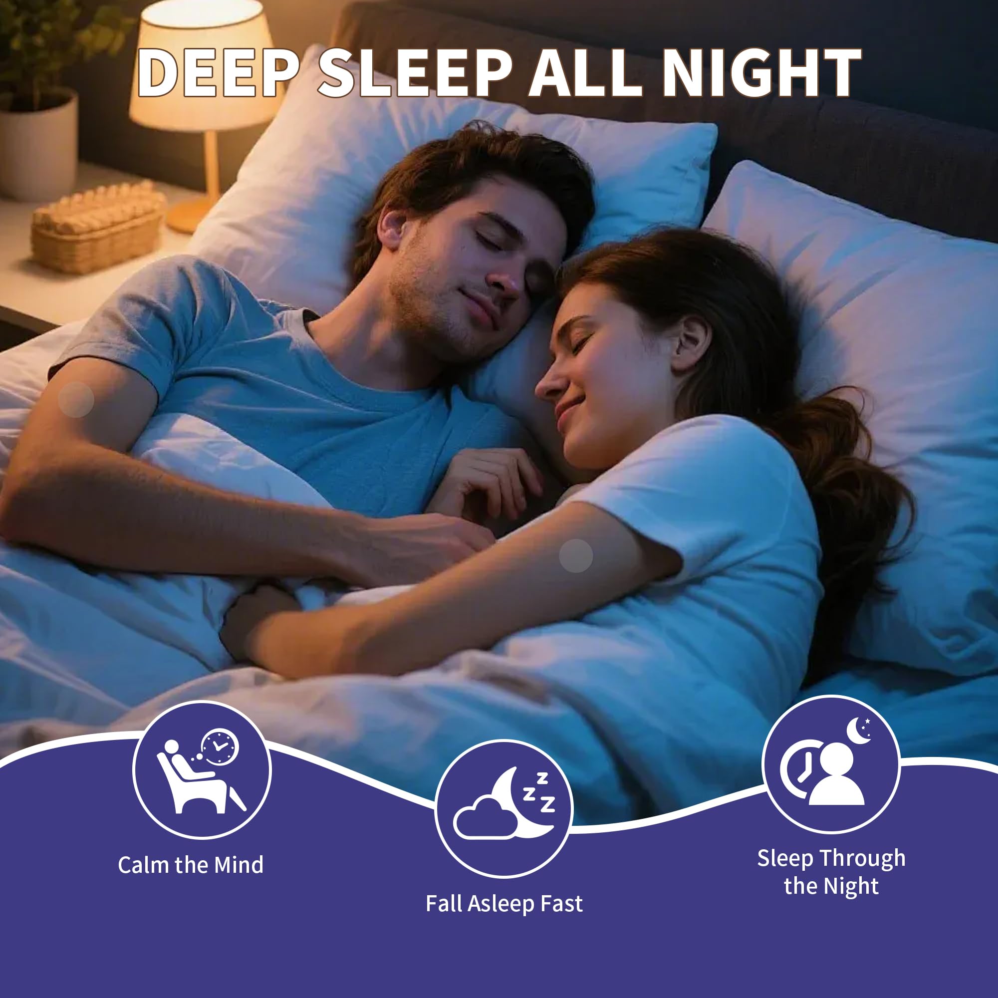 60ct Deep Sleep Patches for Adults - All Natural Sleep Patches Stickers 8-Hour Lasting, Cruelty Free (Clear-60ct) — Amazon image 3