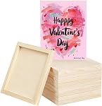 8 Pack 8x8 Inch Unfinished Square Wood Panel Boards for DIY Decor | Blank wooden canvas panels ideal for oil painting and pouring crafts. Perfect DIY supplies