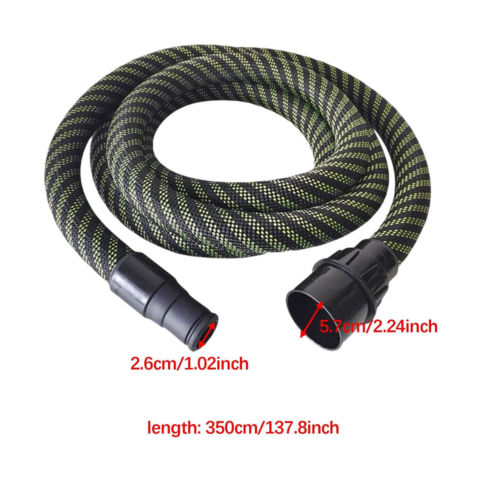 Qianly Tubo Aspirazione Antistatico Tubo Flessibile Accessorio Aspirapolvere Ricambio Resistente Perfetto per Lavori di Pulizia Professionale E Ambienti Pubb, 3.5 Metri