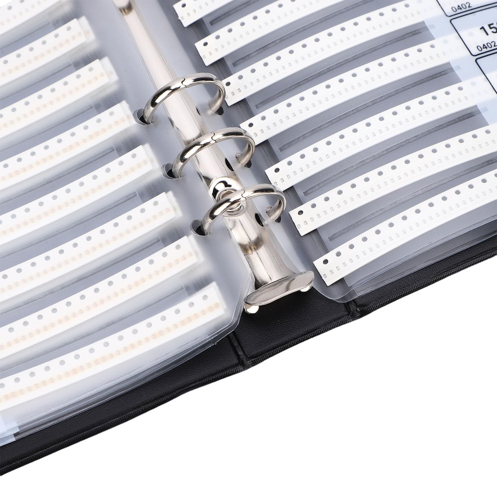 Zunate 0402 Libro Campioni di Induttori SMD, Kit di Assortimento di Induttori in Chip Multistrato con Etichette dei Parametri, per Studenti di Ingegneria, Insegnamento di Riparazione