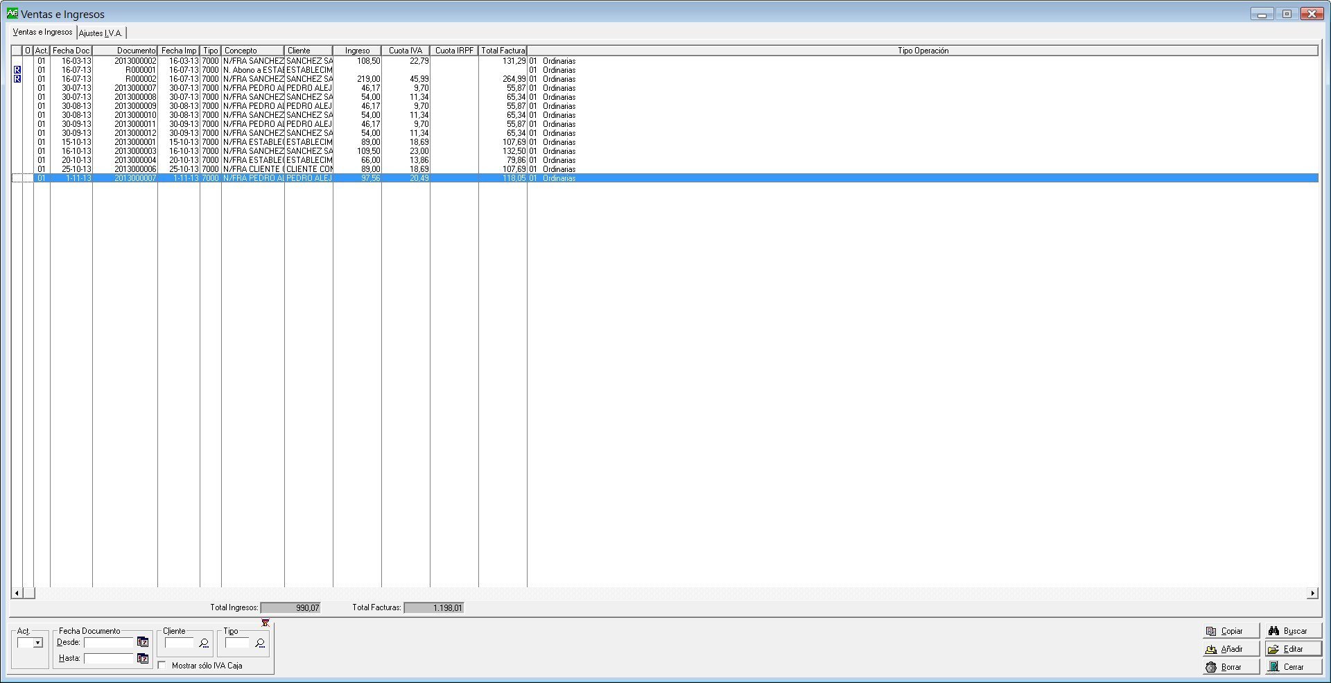 RedAG1 - Programa contable para autónomos | Software de Gestión Ingresos-Gastos