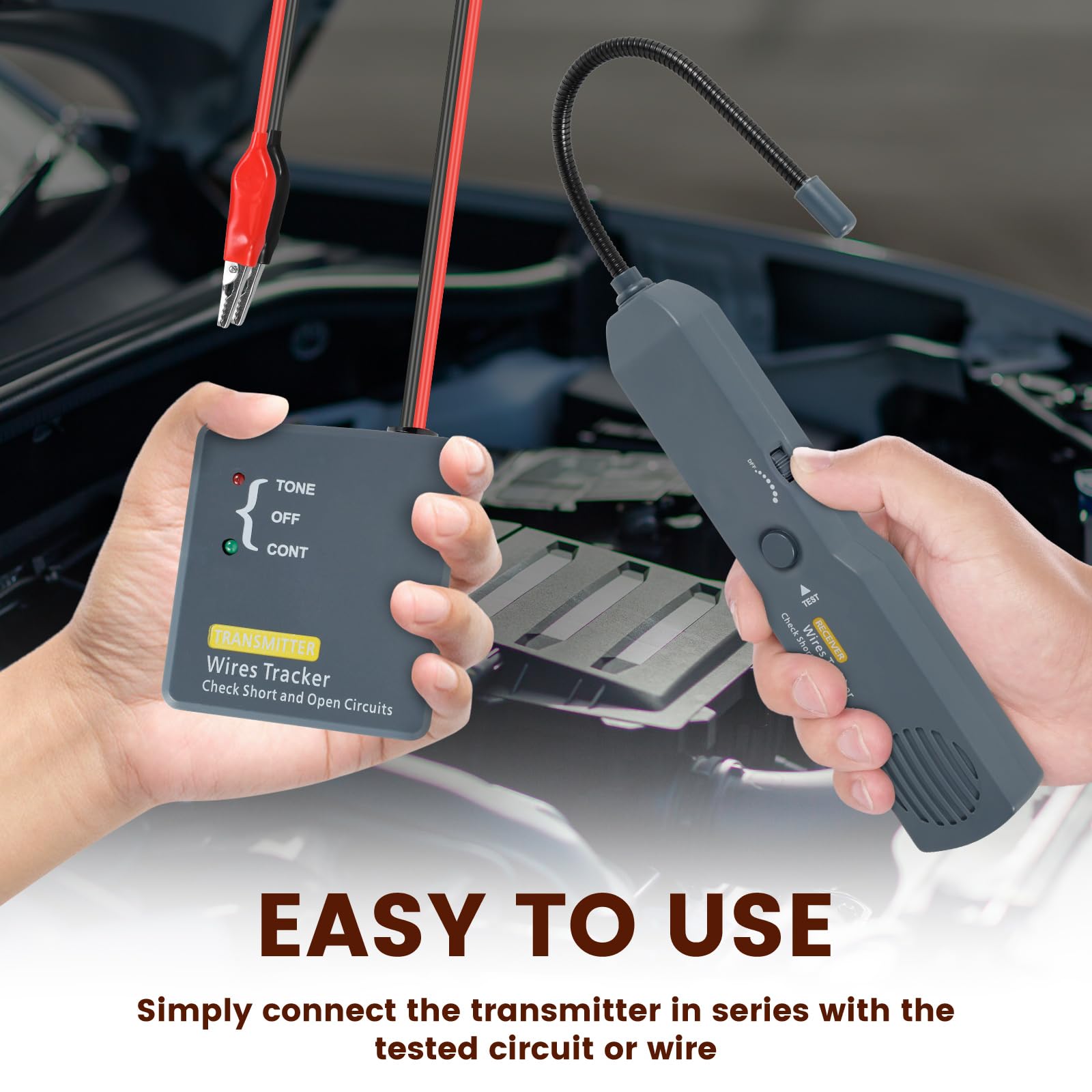 Rilevatore di cortocircuito, tester di circuito elettrico per Em415pro, intermittente mirino, sonda rivelatore, scanner di circuiti auto, strumento diagnostico, posizione di guasto del cavo, DC