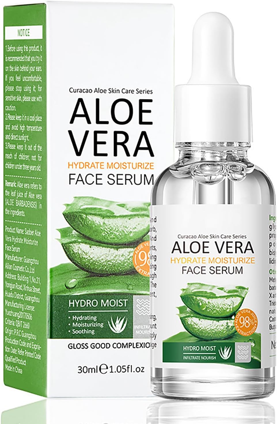 Aloe Vera Face Serum for Women Dark Spot Remover for Face Aloe Vera