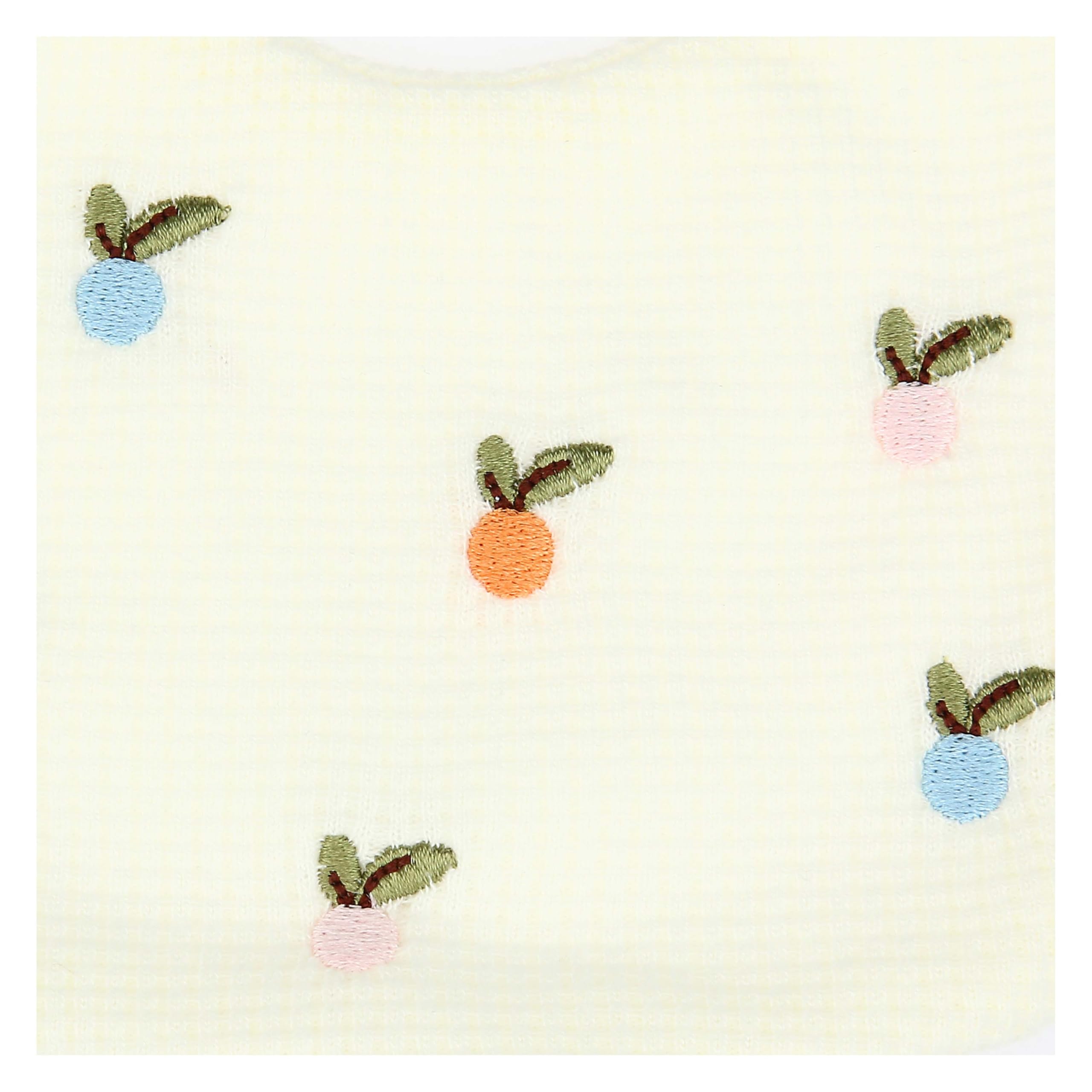 THUN Set 2 bavaglini e accessorio dentizione tessuto silicone Baby Dolce Fattoria 15x18,5 cm 17x26 cm