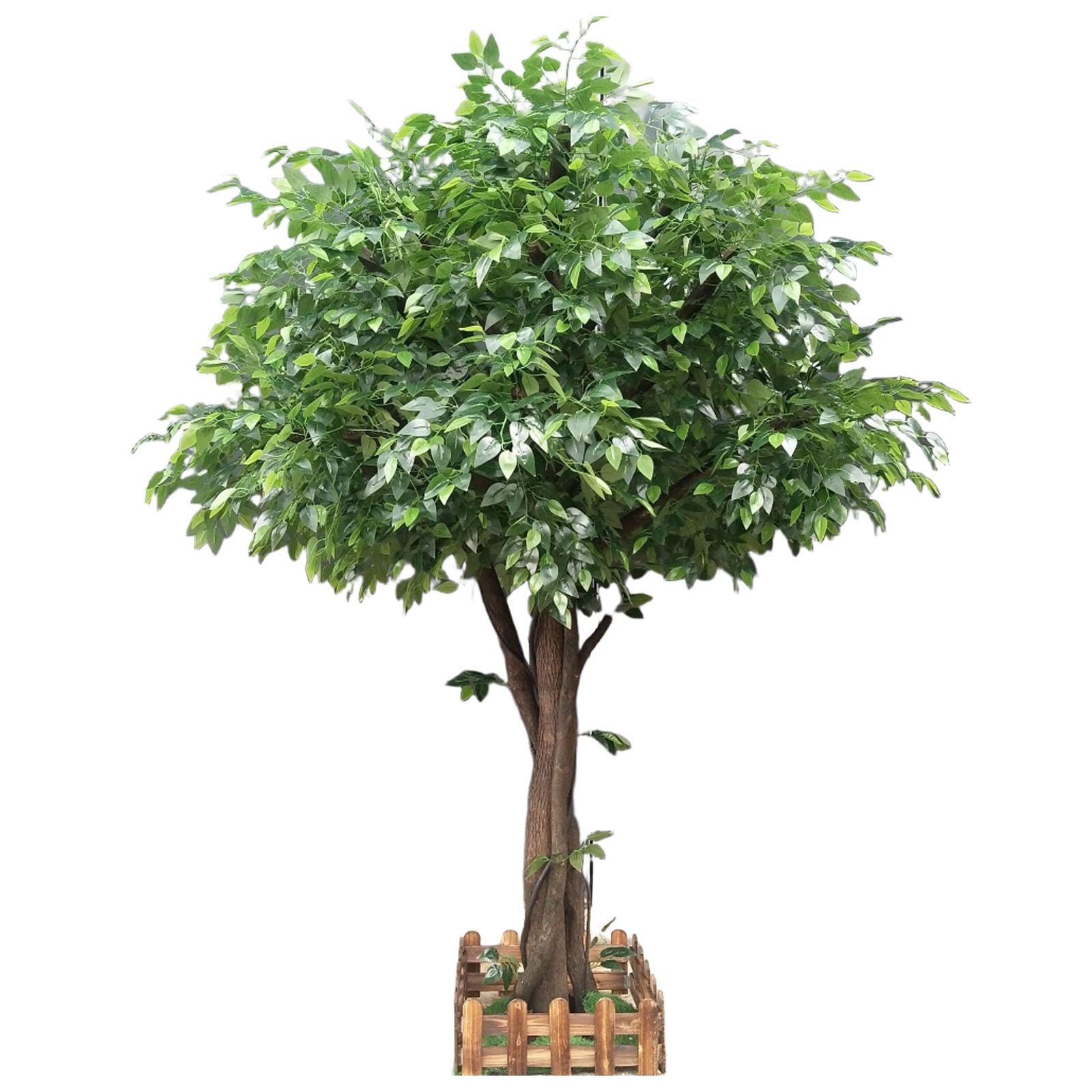 Banian artificiel en soie faux ficus réaliste pour une ambiance zen