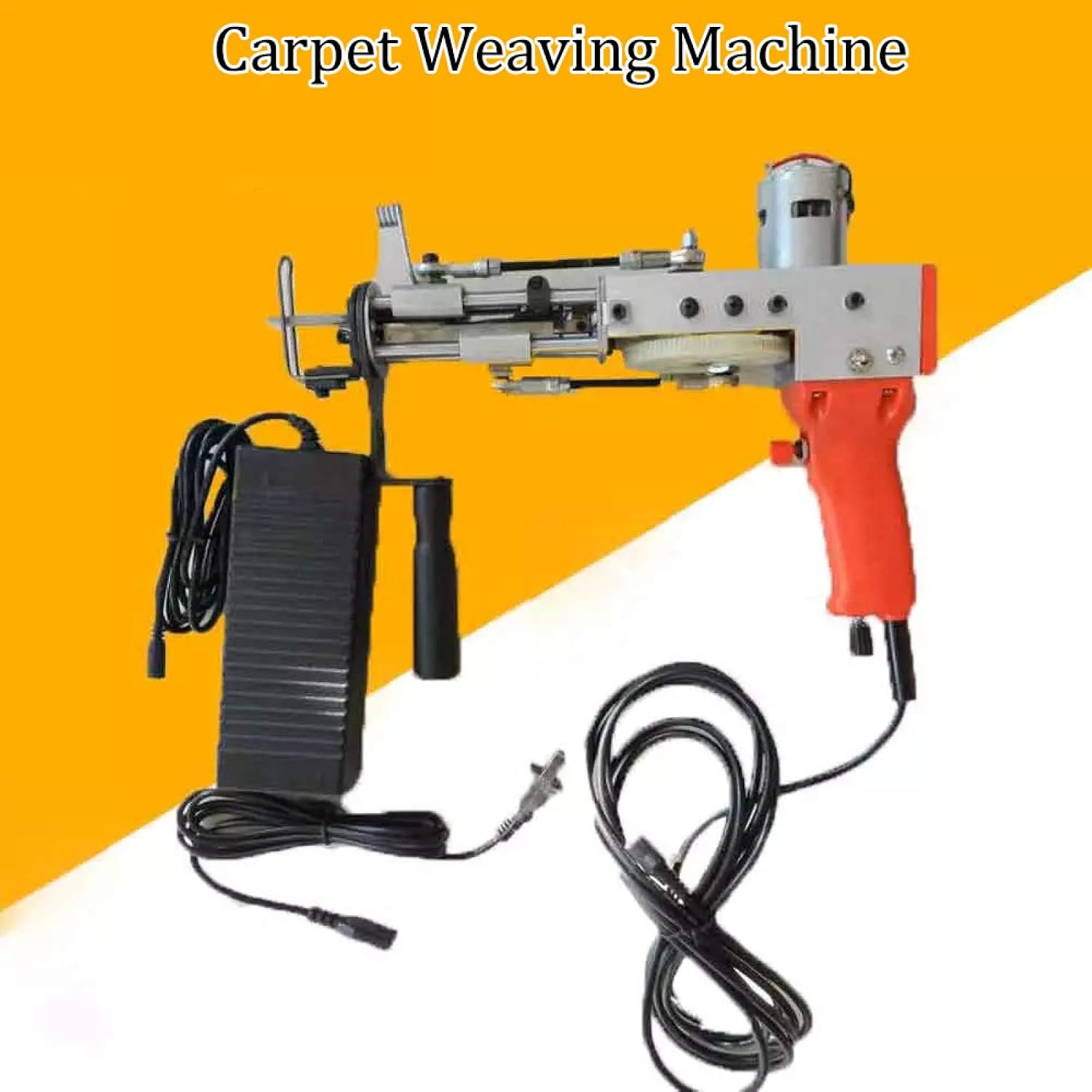 Rug Tufting Gun Cut Pile Carpet Tufting Gun Machine Cut Pile Tufting Gun Carpet Weaving Flocking Machine Electric Machine Tufting Gun for Handmade DIY Beginners