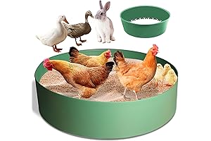 Deluxe Poultry Dust Bather with Cover for Chickens and Similar Birds