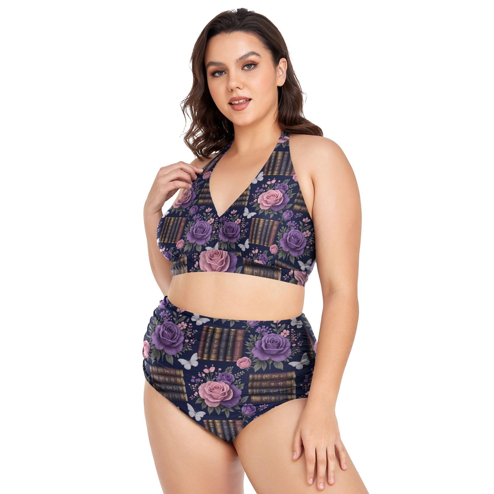 FRODOTGV Costumi da bagno donna taglie forti L-4XL