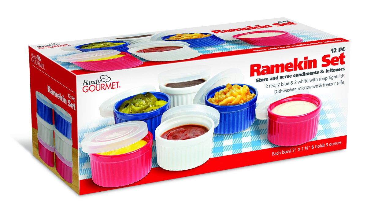 Handy Gourmet 12 Piece Ramekin Set