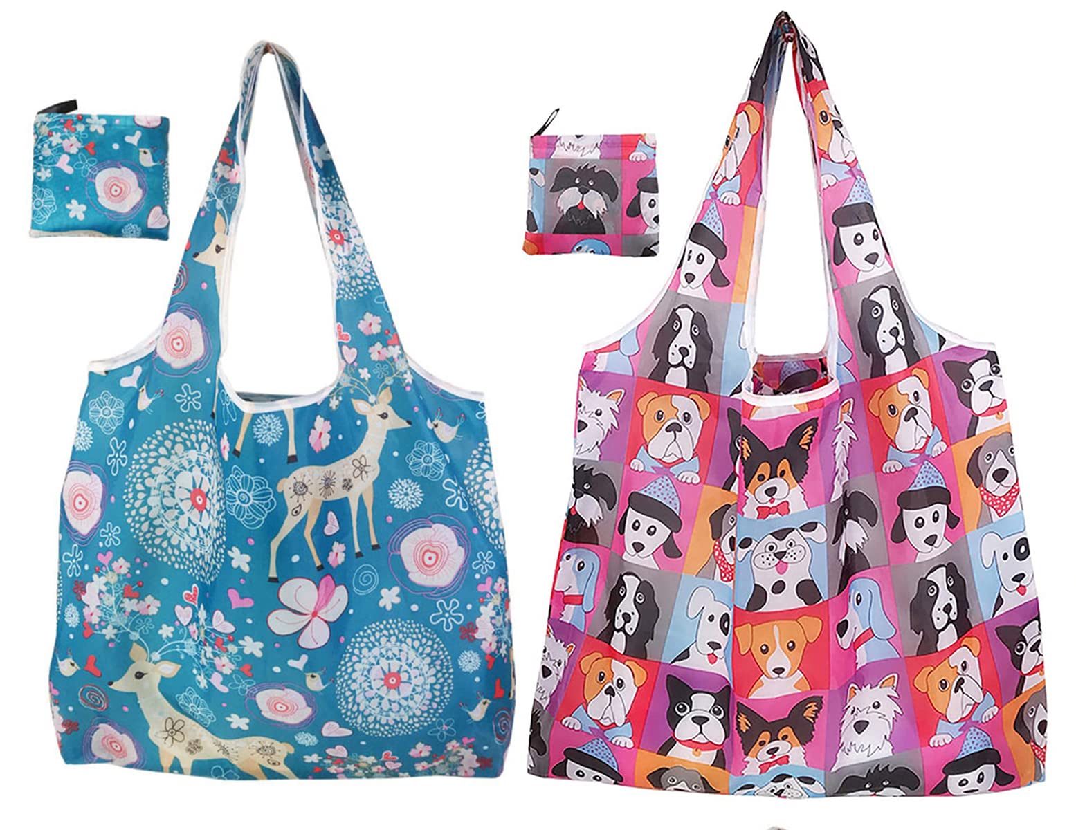 5 Borche Della Spesa Riutilizzabili SYEYCW - Impermeabili, Pieghevoli, Ecologiche - Foto 10