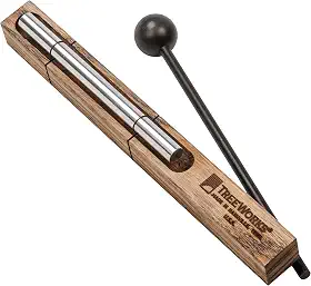 TreeWorks Chimes Sino de energia, nota única –– Feito nos EUA –– Para meditação, salas de aula, cura sonora ou ioga, inclui martelo