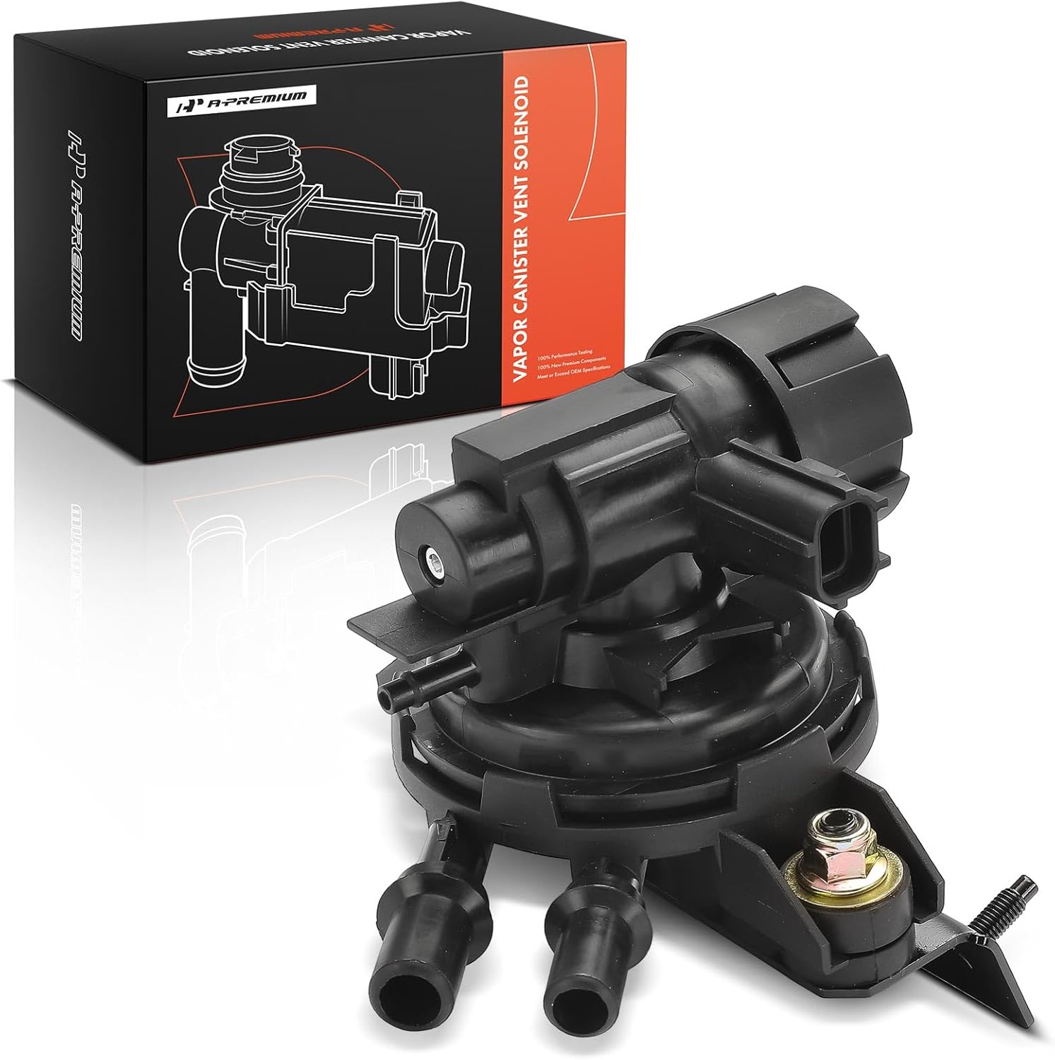 A-Premium Vapor Canister Purge Solenoid Valve Compatible with Ford Crown Victoria 1998-2004 & Mercury Grand Marquis 1998-2004, Marauder 2003-2004, Only for V8 4.6L