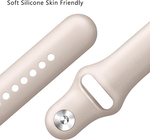 Miniatura 7 de 6 Pack Silicone Bands for Samsung Galaxy Watch 7 6 5 4 Band 40mm 44mmWatch FE 40mm Women Men,20mm Watch Band for Samsung Watch 6 Classic 43mm