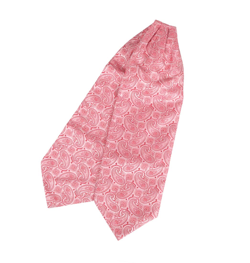 EpointMen's Fashion Pre-tied Ascot Tie Paisley Large Cravats for Business Caual, Hanky Set, Come in a Gift Box