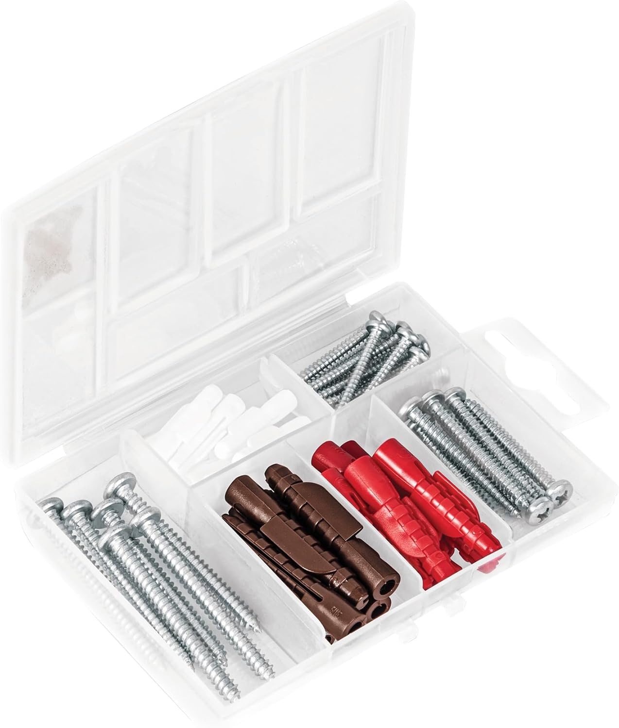 Fiero TQ-26J, Estuche 26 taquetes 3/16", 1/4", 5/16" con pijas # 6, # 8 ...