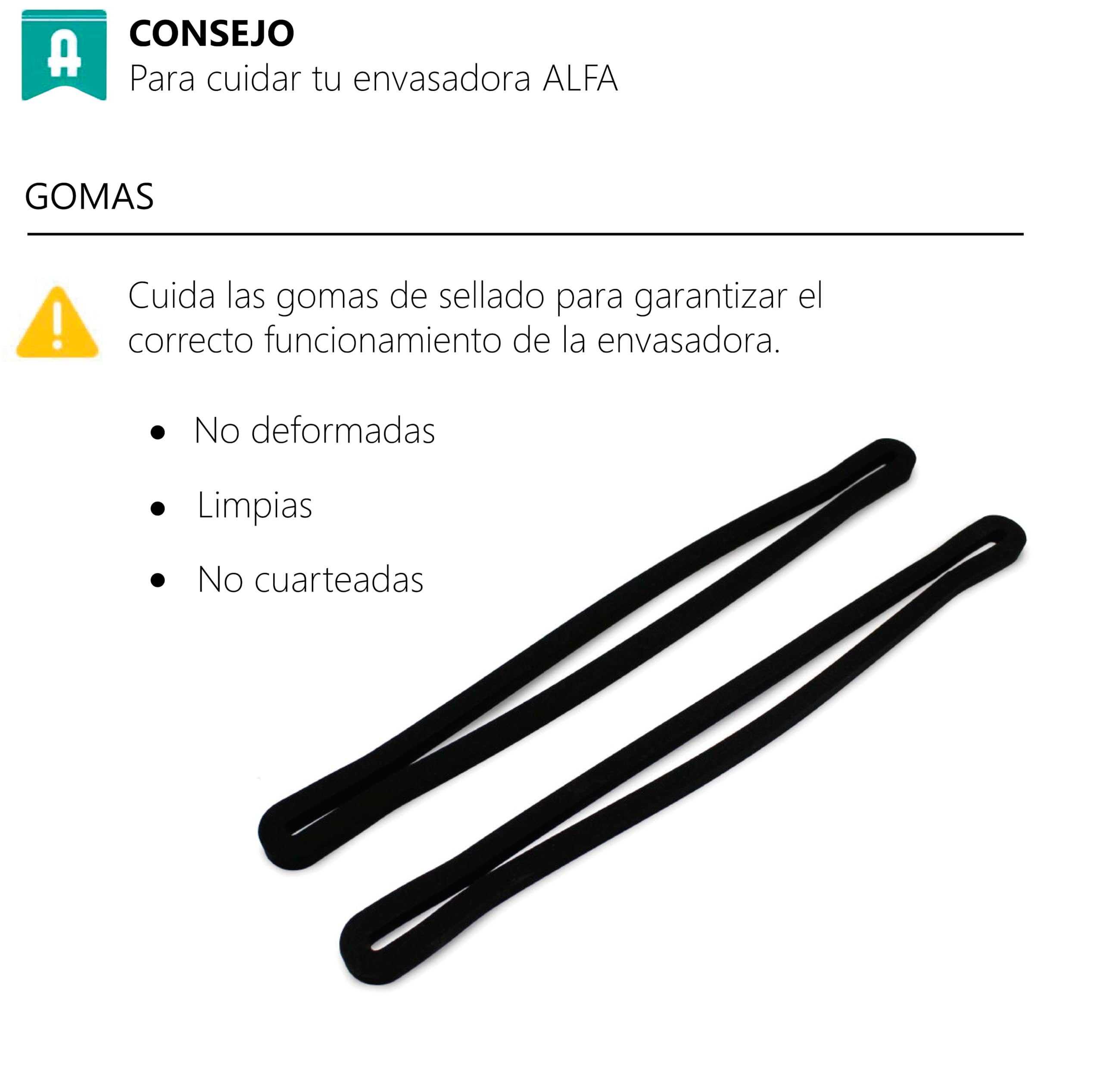 Alfa Envasadora al vacío portátil con Batería de litio VAC&GO con carga por cable USB-C