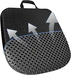 EVEME Almofada antiderrapante para assento de caiaque – Almofada impermeável de gel espessa, canoa, estádio de remo para sentar na cadeira de caiaque, acessórios de caiaque vitalícios, equipamento