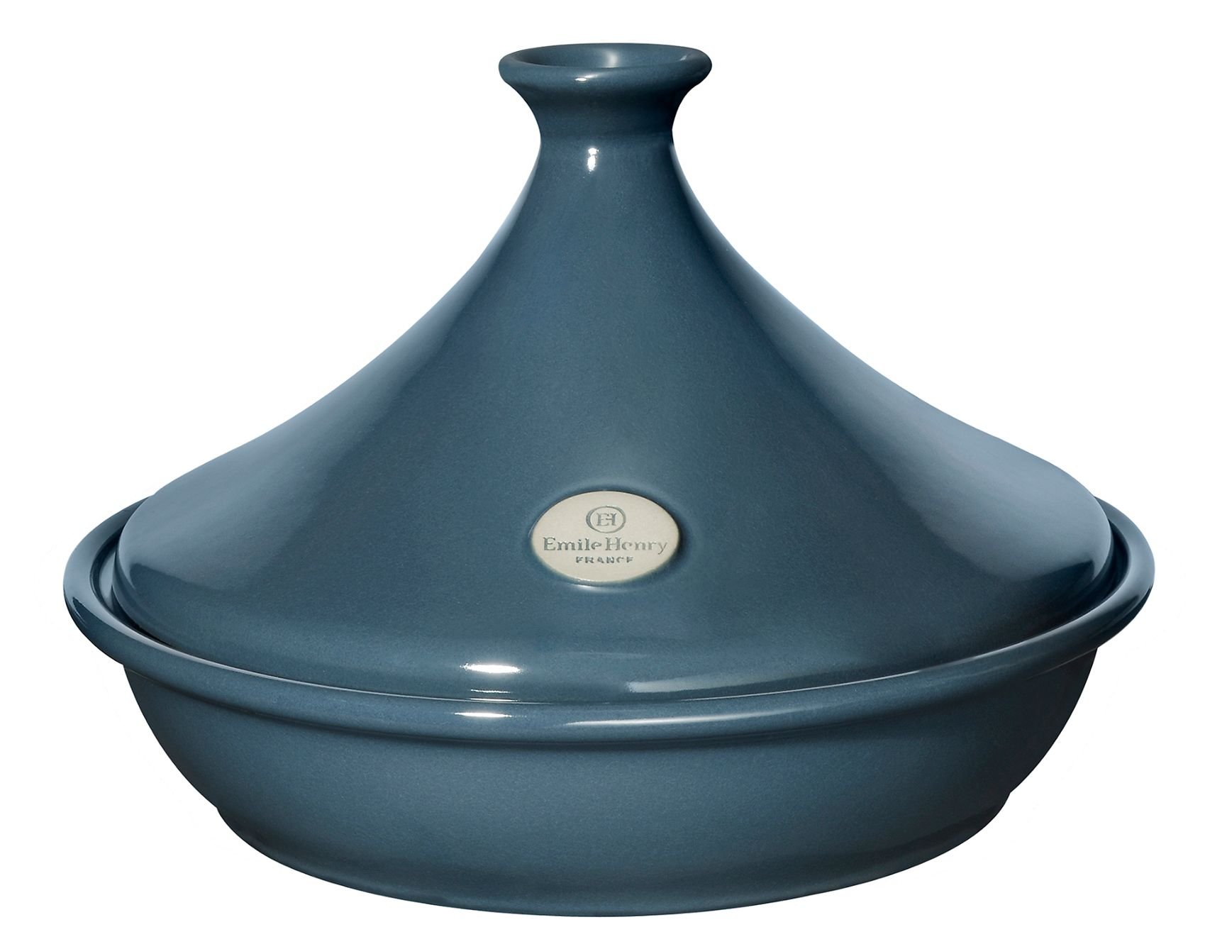 Emile Henry EH975532 Tajine per 6 Persone, Blu Pavone