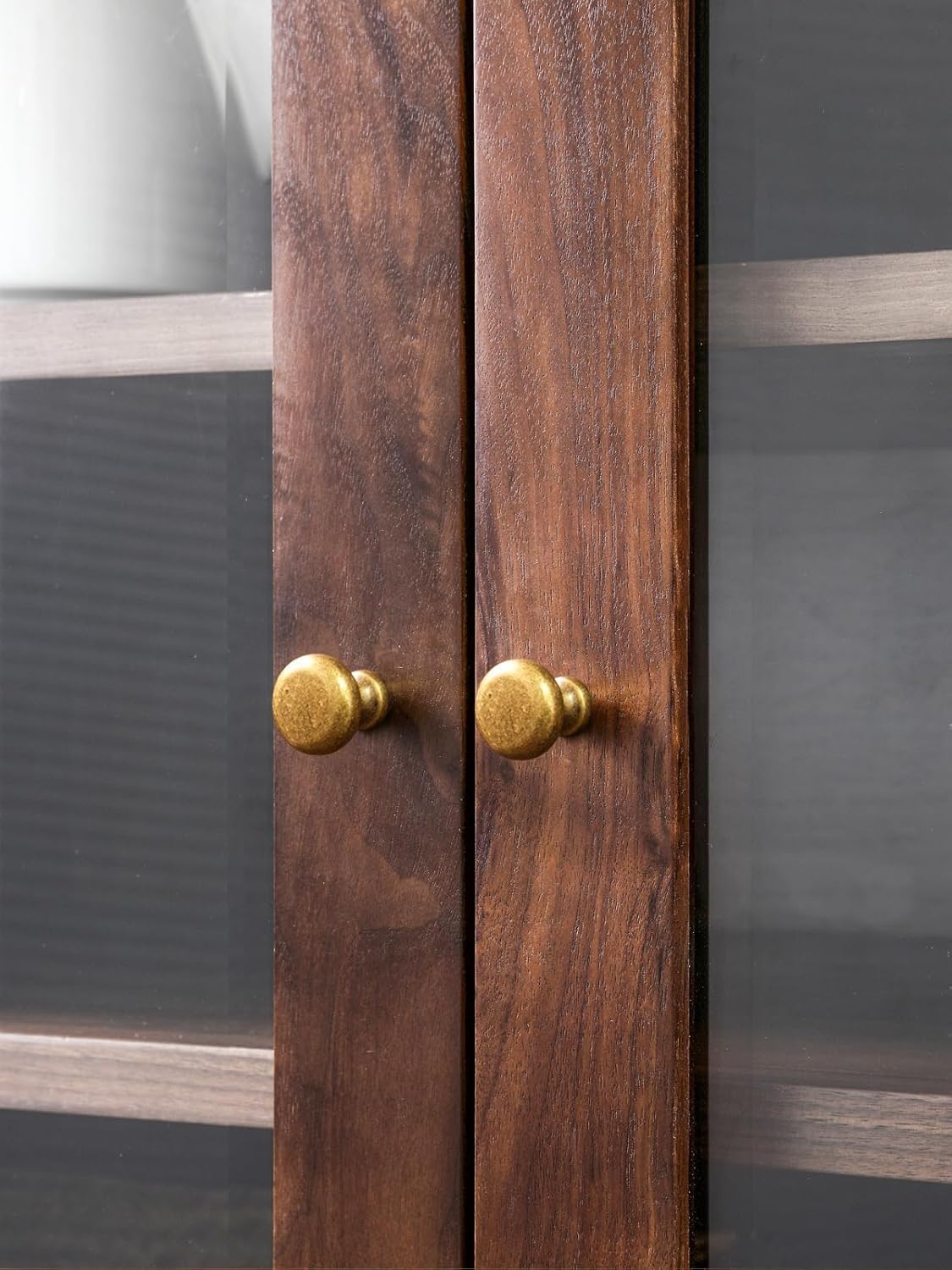 SYZOW 6 x Antique Drawer Knobs, Cabinet Knobs for Kitchen Furniture Handles (Bronze)