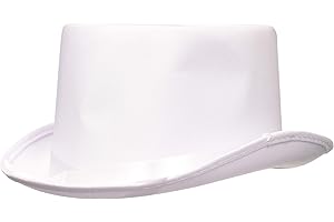 Satin White Top Hat - A Dapper Choice for Men