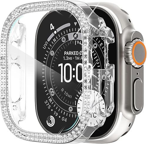 Miniatura 51 de KADES - Funda protectora brillante compatible con Apple Watch Series SE, SE 2022, 6, 5 y 4 de 40 mm, con protector de pantalla incorporado (40 mm,